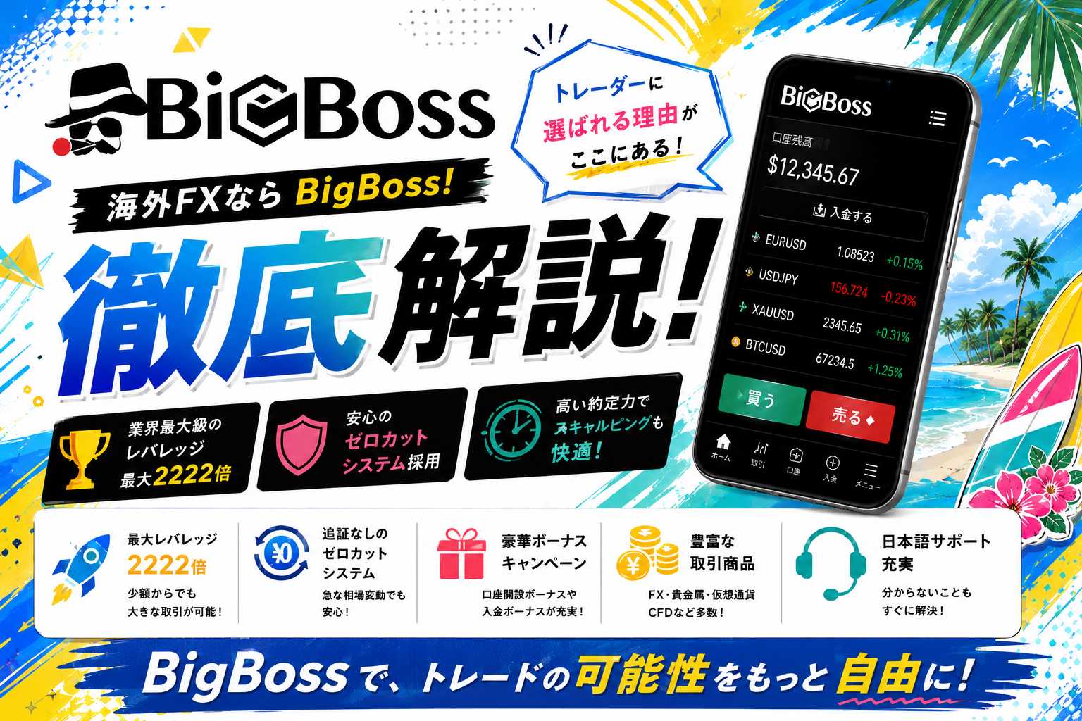 「BigBoss（ビッグボス）の高評価ポイントは？若年層にもわかりやすく魅力を解説」のアイキャッチ画像